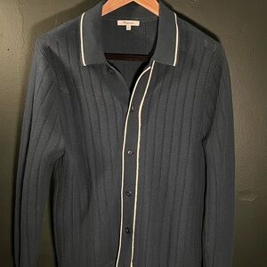 Madewell Knitted Collard Cardigan